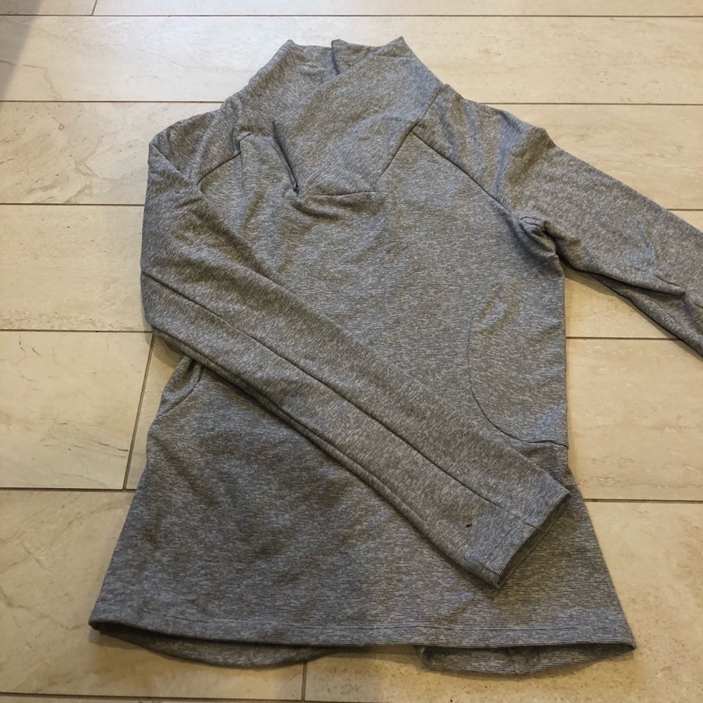 Women’s athletic pullover sweatshirt.
